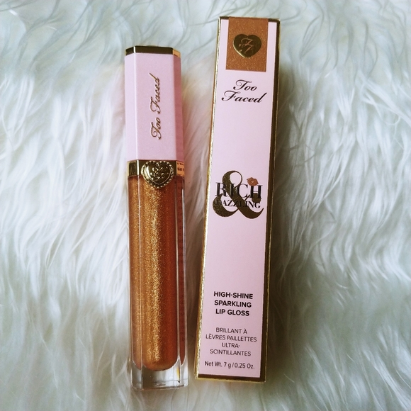 Too Faced Rich & Dazzling Sparkling Lip Gloss - Picture 9 of 14